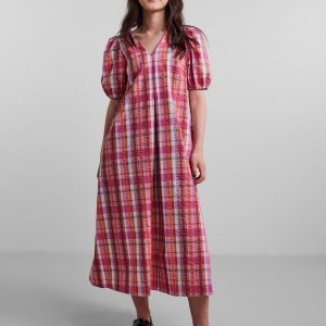 Shelly Bursa Mididress PINK/ROSA/ORANGE S