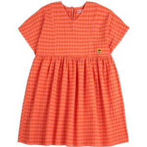 Bobo Choses Fuchsia Vichy Woven Kjole - Str. 2-3 år