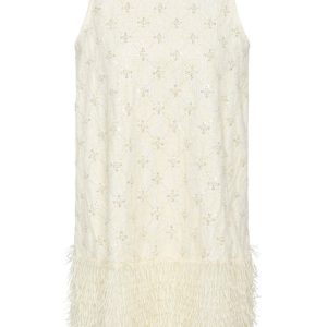 Bruuns Bazaar - Kjole - AngelBB Narina Dress - White Cream