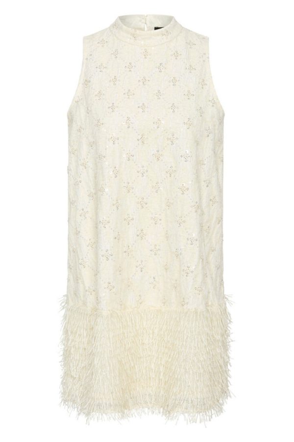 Bruuns Bazaar - Kjole - AngelBB Narina Dress - White Cream