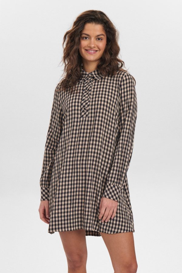 NÜMPH - NUFELIX DRESS - Caviar - 44 - Sort - Dress