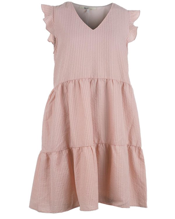 Only kjole, Joannah, mistyrose - 188 - L+ - 40